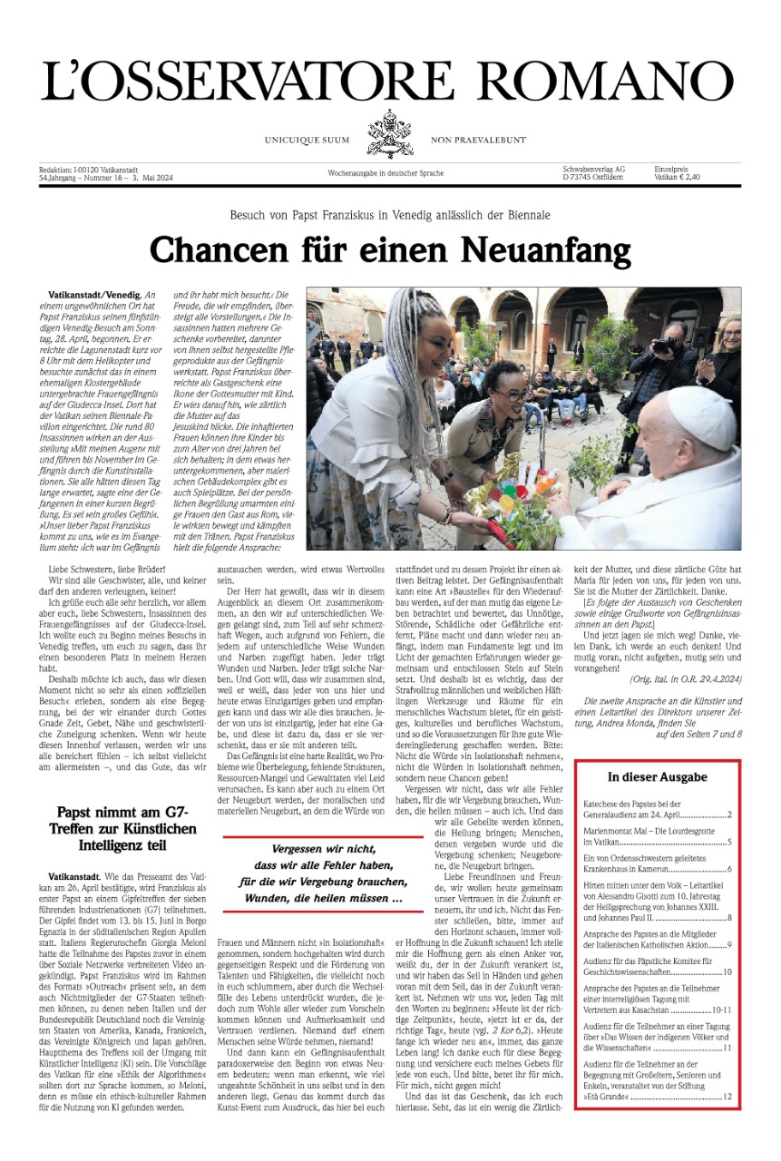 Wochenausgabe