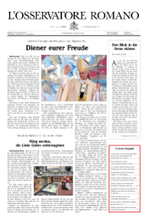 Wochenausgabe
