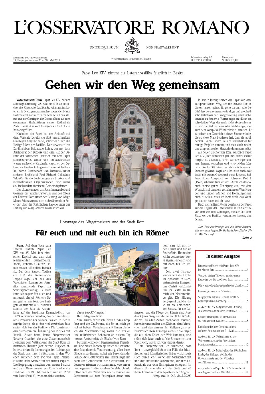 Wochenausgabe