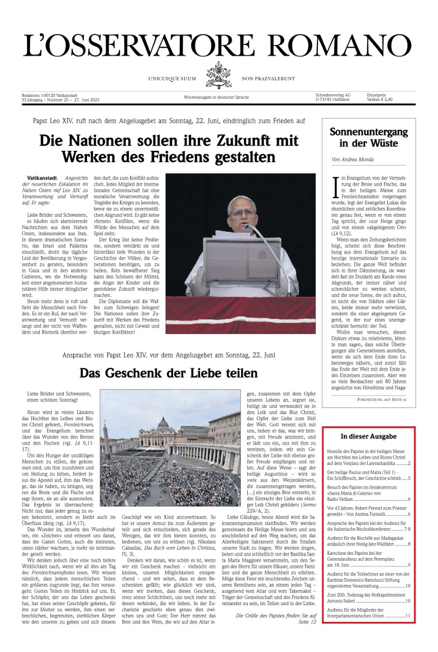 Wochenausgabe