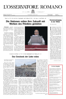 Wochenausgabe