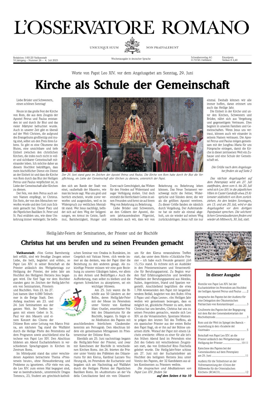 Wochenausgabe