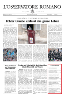Wochenausgabe